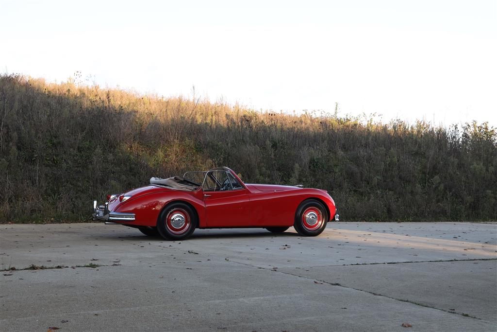 A 1955 Jaguar XK140 DHC